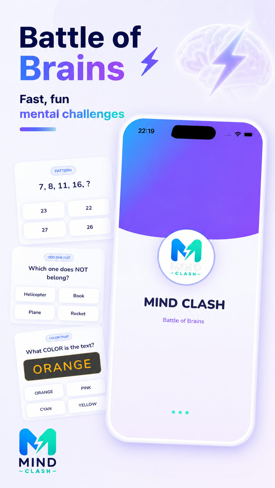 Mind Clash – battle screen