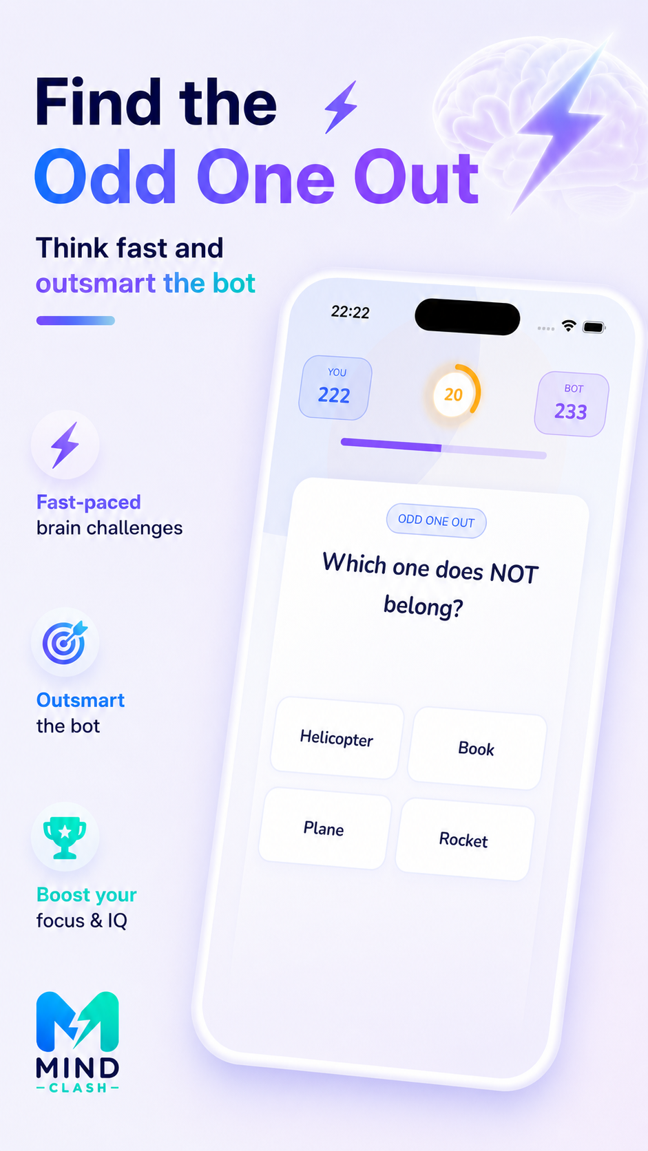 Mind Clash – gameplay screen